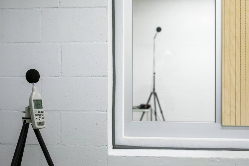 Testing acoustic wall panels